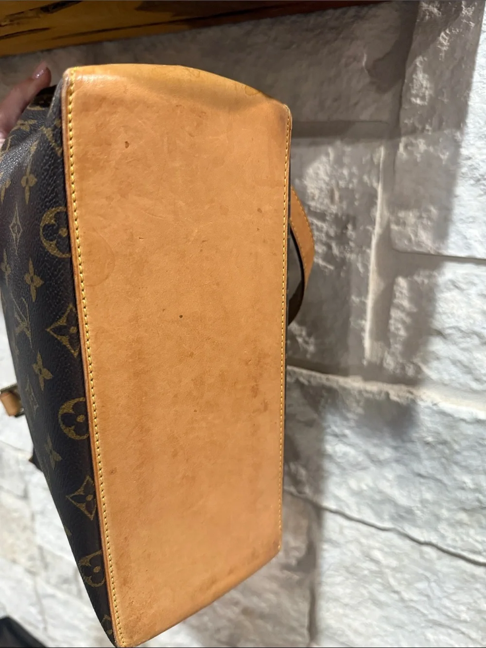 Louis Vuitton Monogram Cabas Canvas Brown Tote